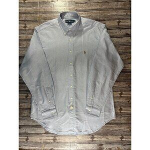 Polo Ralph Lauren Yarmouth Oxford dressShirt sz 16.5 36/37 color blue NWOT